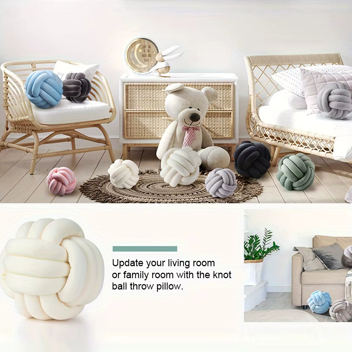 Handmade Knot Pillow