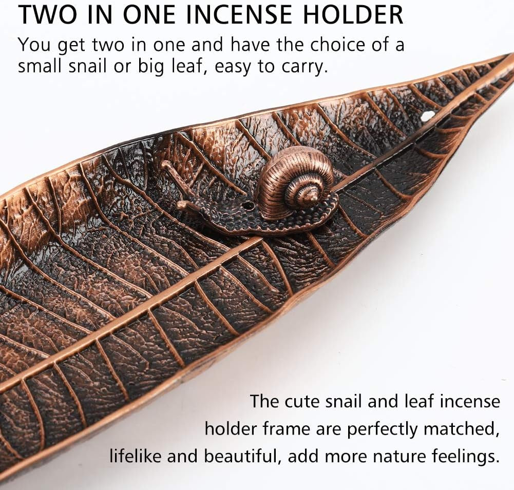 Transform your space with our stunning Leaf & Snail Incense Holder Set! Perfect for meditation, yoga, or adding a touch of zen to your home or office. 🌿✨ #HomeDecor #Meditation #YogaVibes